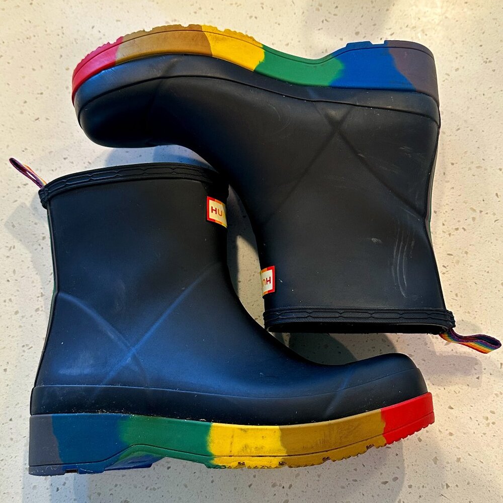 Hunter Pride Collection Rain Boots Size US 7